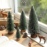 Mini Christmas Tree Cedar Desktop Small Christmas Tree Gifts Window Display Office Home Decoration