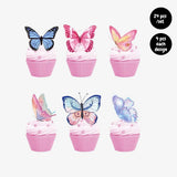 Personalised Butterfly Theme Birthday Party Balloon Banner Decoration