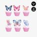 Personalised Butterfly Theme Birthday Party Balloon Banner Decoration
