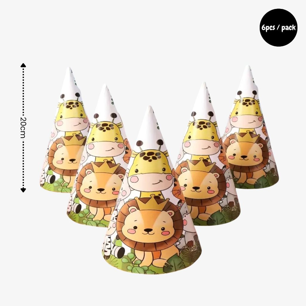 [SG Instock] - Personalised Safari Animal Theme Birthday Party Decoration