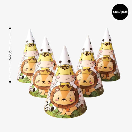 [SG Instock] - Personalised Safari Animal Theme Birthday Party Decoration