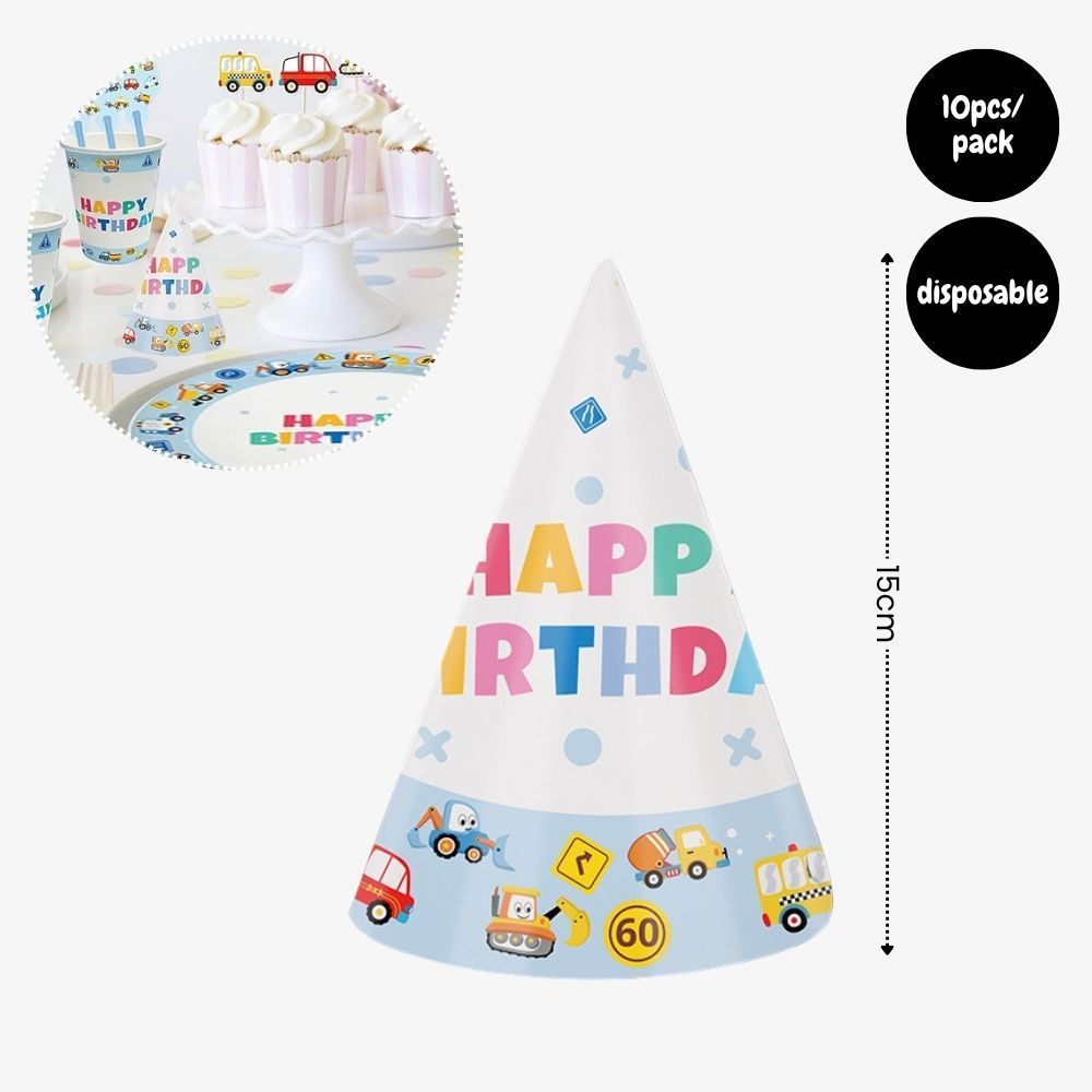 [SG Instock] - Personalised Vehicle Transportation Car Theme Birthday Party Decoration