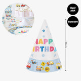 [SG Instock] - Personalised Vehicle Transportation Car Theme Birthday Party Decoration