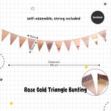 [SG Instock] Decorative Banner Garland Circle Star Flag Bunting Happy Birthday Party Decoration