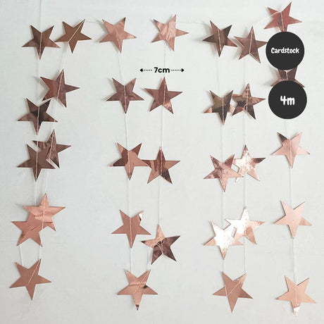 [SG Instock] Decorative Banner Garland Circle Star Flag Bunting Happy Birthday Party Decoration