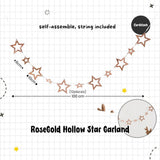[SG Instock] Decorative Banner Garland Circle Star Flag Bunting Happy Birthday Party Decoration