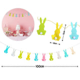 Easter Party Decoration Happy Easter Banner Balloon Easter Egg Gift