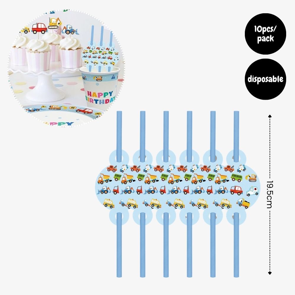 [SG Instock] - Personalised Vehicle Transportation Car Theme Birthday Party Decoration