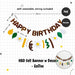 Happy Birthday Banner Garland Birthday Party Bunting Happy Birthday Foil Banner