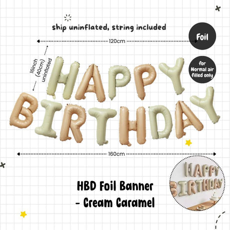 Happy Birthday Banner Garland Birthday Party Bunting Happy Birthday Foil Banner