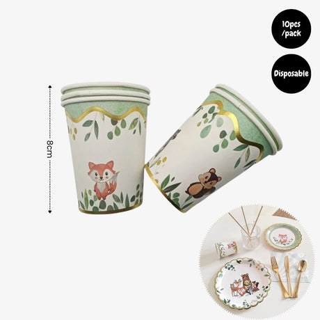 [SG Instock] - Personalised Woodland Animal Theme Birthday Party Decoration