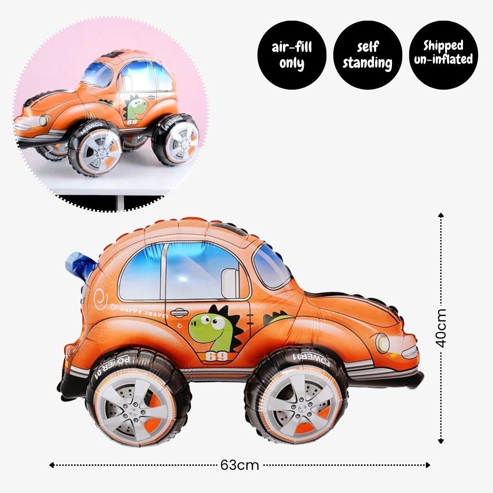 [SG Instock] - Personalised Vehicle Transportation Car Theme Birthday Party Decoration