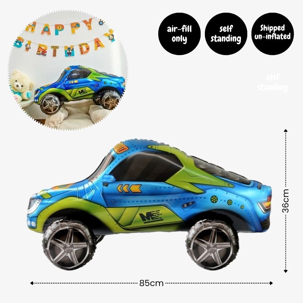 [SG Instock] - Personalised Vehicle Transportation Car Theme Birthday Party Decoration