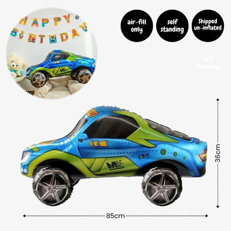 [SG Instock] - Personalised Vehicle Transportation Car Theme Birthday Party Decoration