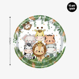 [SG Instock] - Personalised Safari Animal Theme Birthday Party Decoration