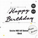 Happy Birthday Banner Garland Birthday Party Bunting Happy Birthday Foil Banner