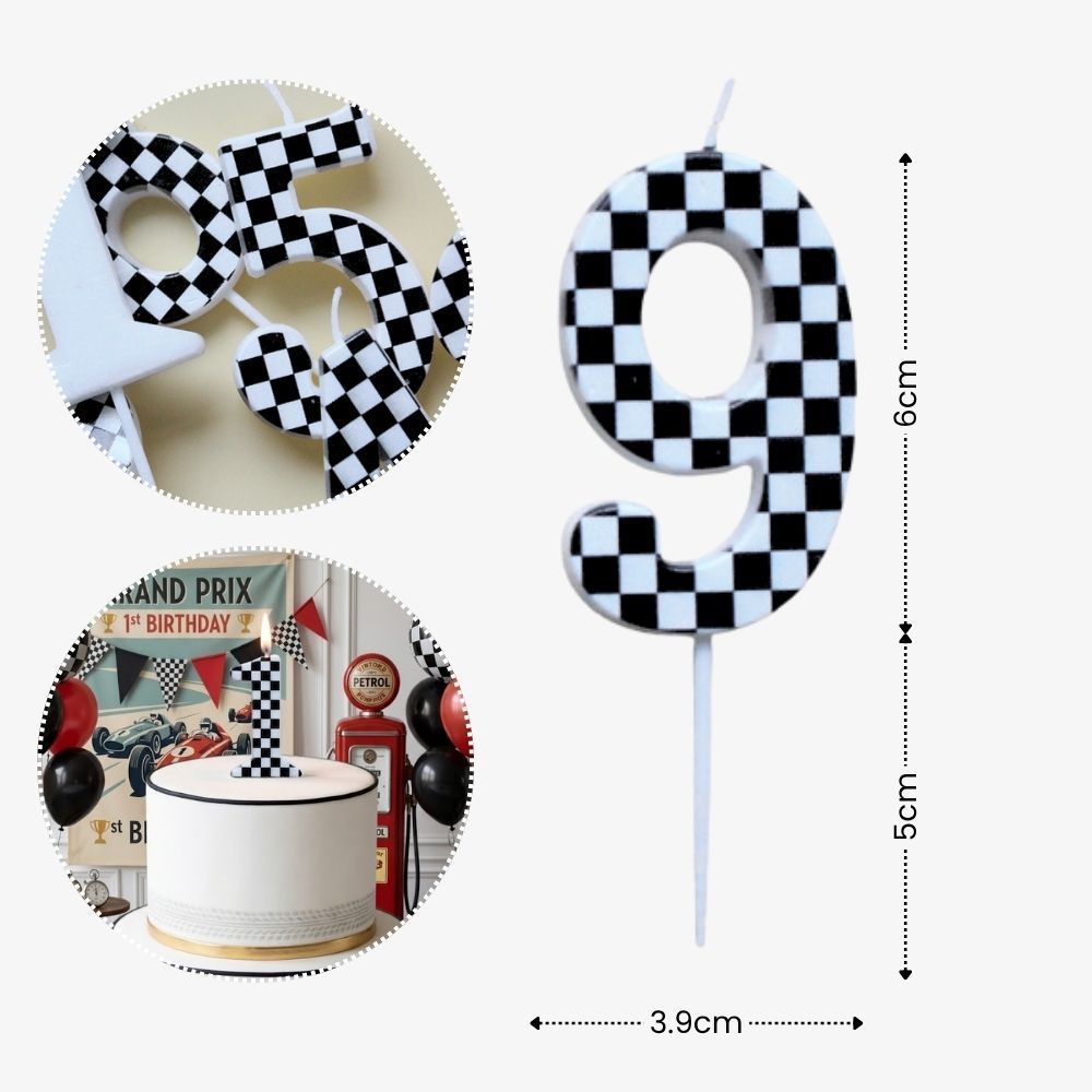 [SG Instock] - Personalised Racing car motorbike Theme Birthday Party Decoration