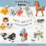 [SG Instock] - Personalised Farm Animal Theme Birthday Party Decoration