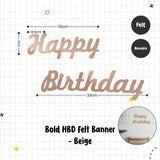 Happy Birthday Banner Garland Birthday Party Bunting Happy Birthday Foil Banner