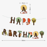 [SG Instock] - Personalised Woodland Animal Theme Birthday Party Decoration