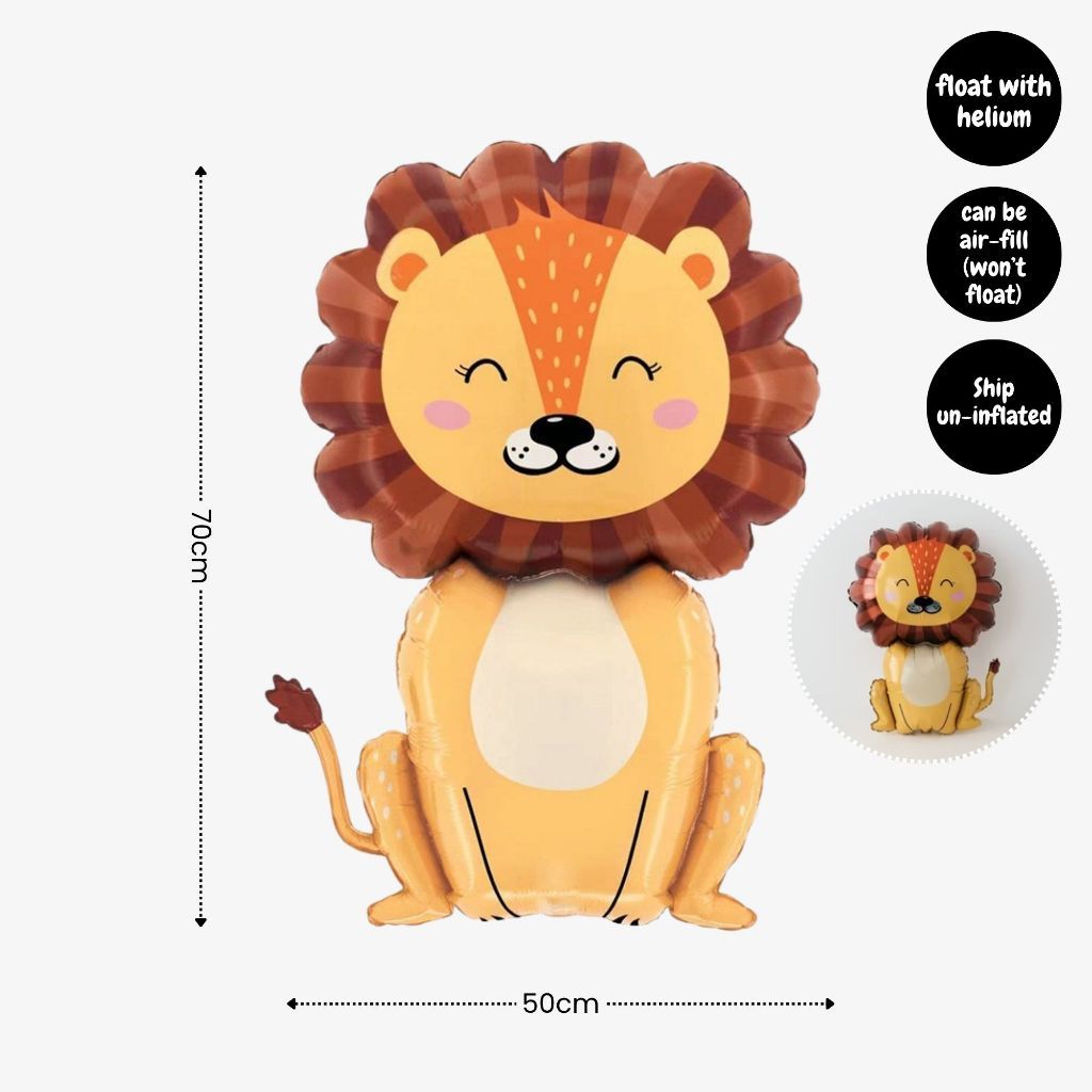 [SG Instock] - Personalised Safari Animal Theme Birthday Party Decoration