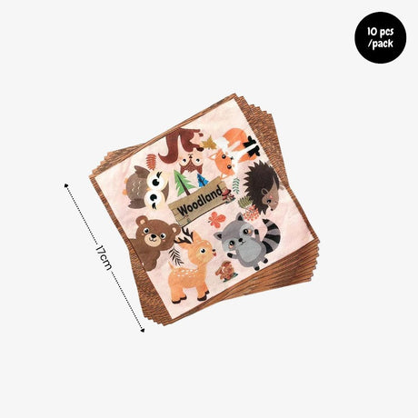 [SG Instock] - Personalised Woodland Animal Theme Birthday Party Decoration
