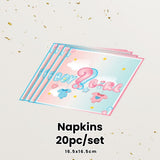 Gender Reveal Party Essentials Balloon Decoration Boy or Girl Banner Confetti Popper