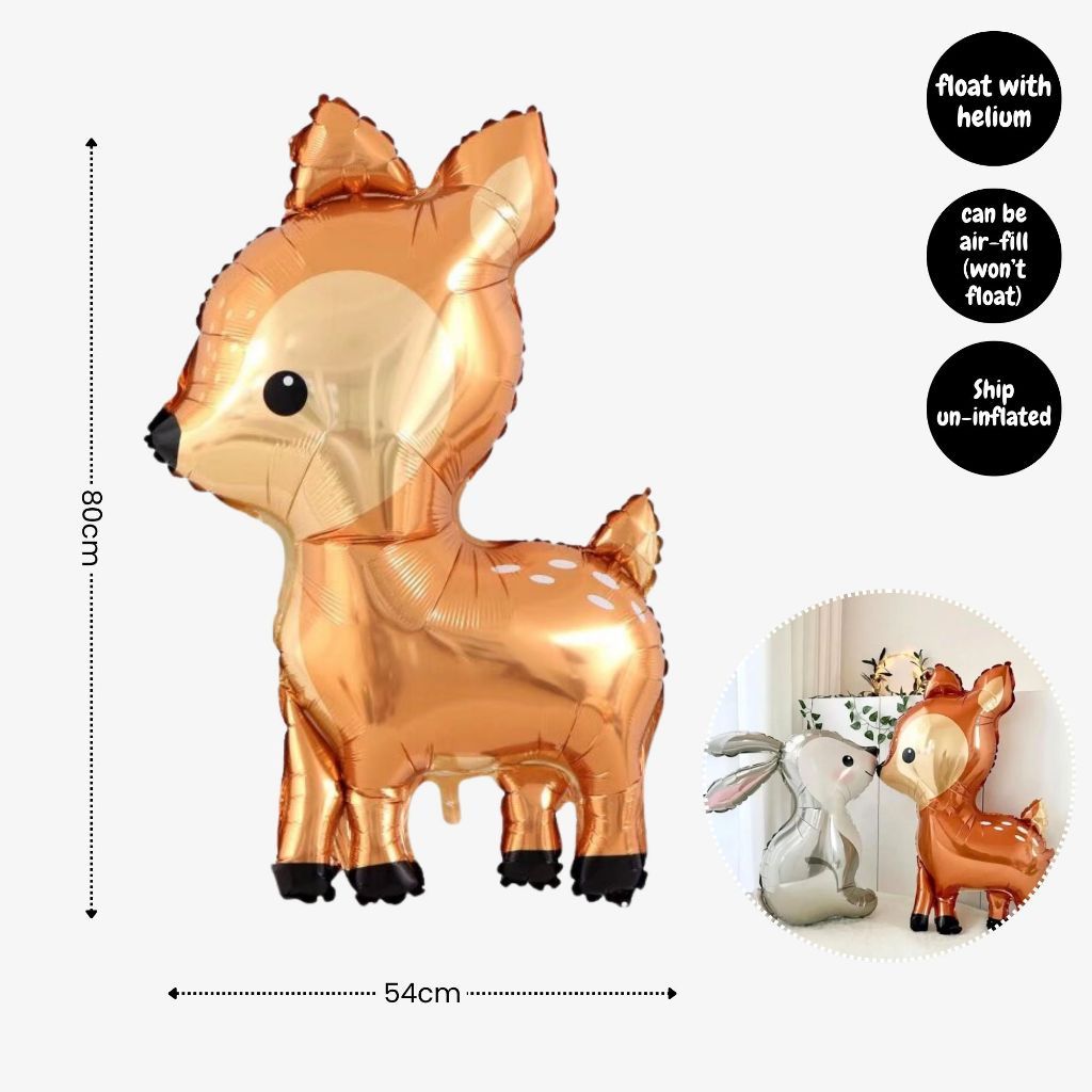 [SG Instock] - Personalised Woodland Animal Theme Birthday Party Decoration