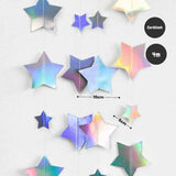 [SG Instock] Decorative Banner Garland Circle Star Flag Bunting Happy Birthday Party Decoration