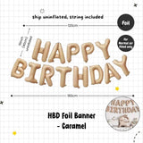 Happy Birthday Banner Garland Birthday Party Bunting Happy Birthday Foil Banner