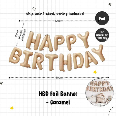 Happy Birthday Banner Garland Birthday Party Bunting Happy Birthday Foil Banner