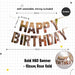 Happy Birthday Banner Garland Birthday Party Bunting Happy Birthday Foil Banner