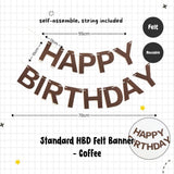 Happy Birthday Banner Garland Birthday Party Bunting Happy Birthday Foil Banner