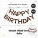 Happy Birthday Banner Garland Birthday Party Bunting Happy Birthday Foil Banner