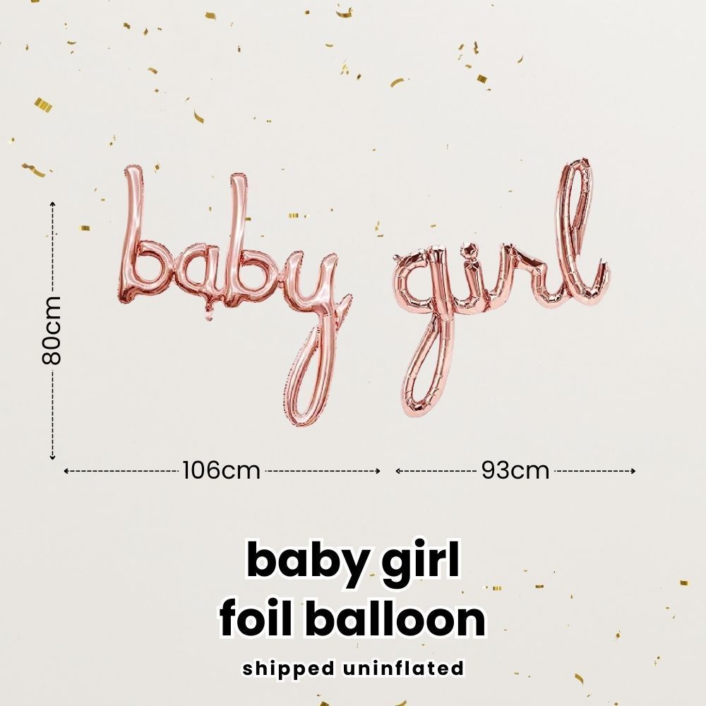 Gender Reveal Party Essentials Balloon Decoration Boy or Girl Banner Confetti Popper