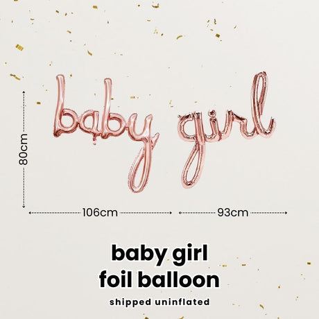 Gender Reveal Party Essentials Balloon Decoration Boy or Girl Banner Confetti Popper
