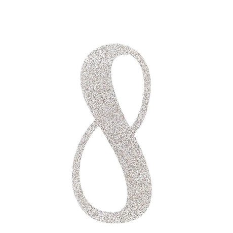 Custom Cursive Glitter Silver Script Font Banner