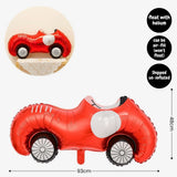 [SG Instock] - Personalised Racing car motorbike Theme Birthday Party Decoration