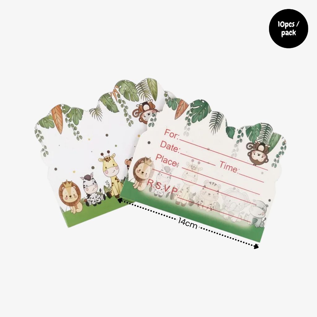 [SG Instock] - Personalised Safari Animal Theme Birthday Party Decoration