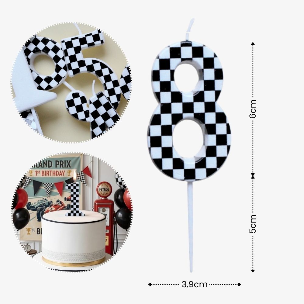 [SG Instock] - Personalised Racing car motorbike Theme Birthday Party Decoration