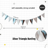 [SG Instock] Decorative Banner Garland Circle Star Flag Bunting Happy Birthday Party Decoration