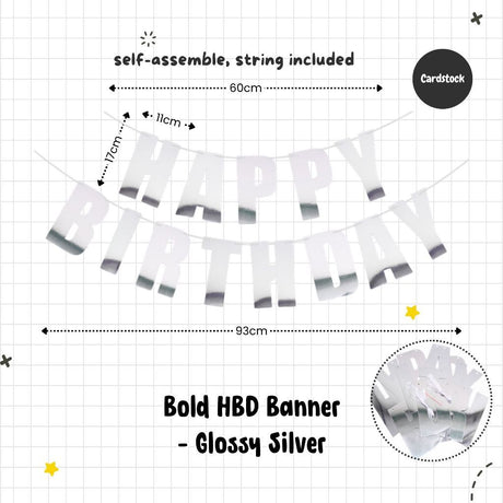 Happy Birthday Banner Garland Birthday Party Bunting Happy Birthday Foil Banner
