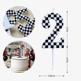 [SG Instock] - Personalised Racing car motorbike Theme Birthday Party Decoration