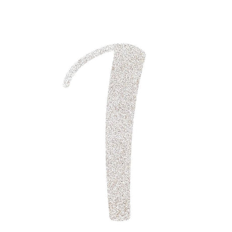 Custom Cursive Glitter Silver Script Font Banner