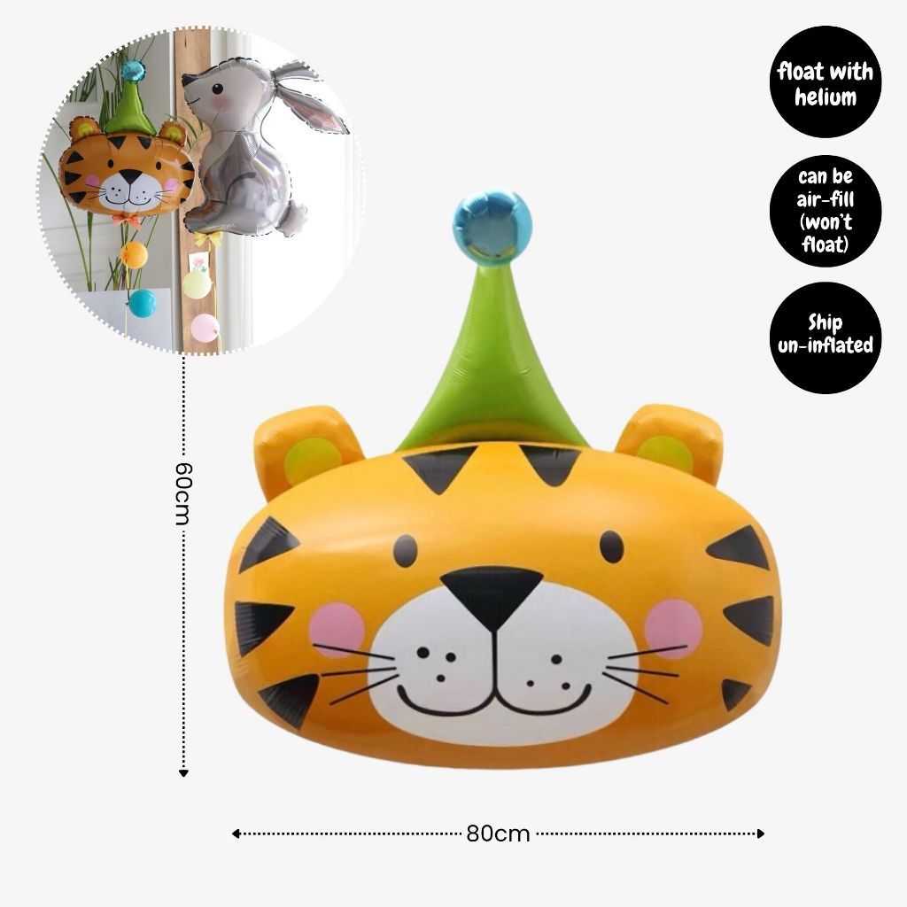 [SG Instock] - Personalised Safari Animal Theme Birthday Party Decoration