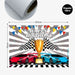 [SG Instock] - Personalised Racing car motorbike Theme Birthday Party Decoration