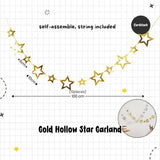 [SG Instock] Decorative Banner Garland Circle Star Flag Bunting Happy Birthday Party Decoration
