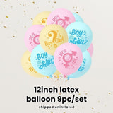 Gender Reveal Party Essentials Balloon Decoration Boy or Girl Banner Confetti Popper