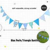 [SG Instock] Decorative Banner Garland Circle Star Flag Bunting Happy Birthday Party Decoration