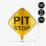 [SG Instock] - Personalised Racing car motorbike Theme Birthday Party Decoration
